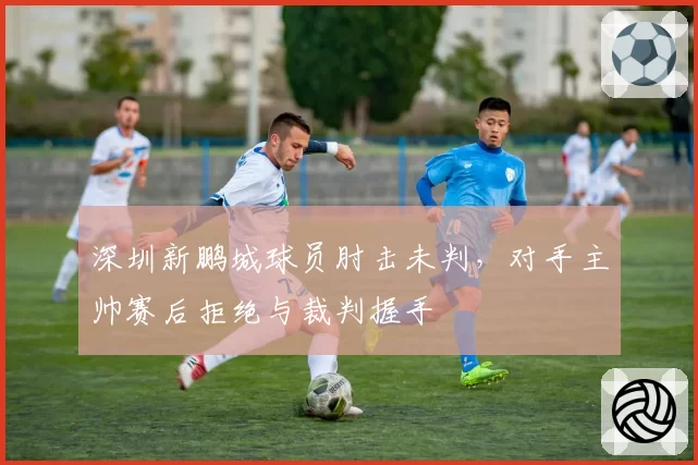 深圳新鹏城球员肘击未判,对手主帅赛后拒绝与裁判握手