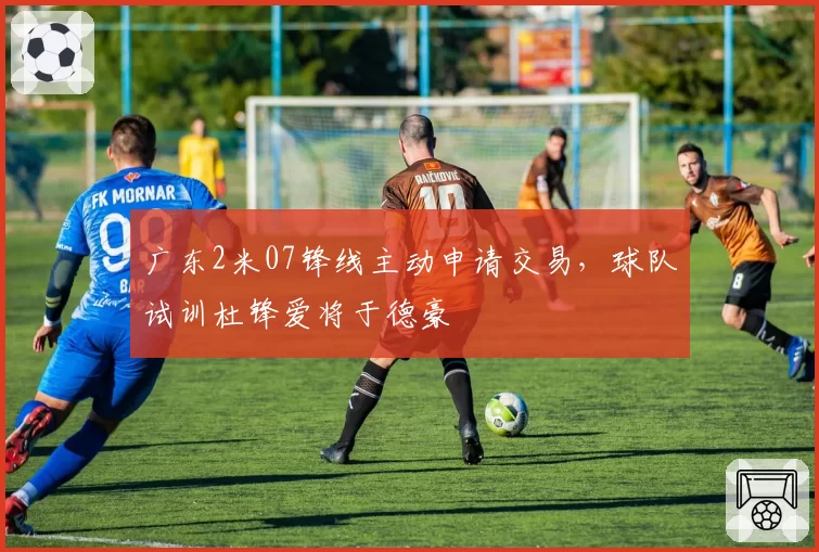 广东2米07锋线主动申请交易，球队试训杜锋爱将于德豪