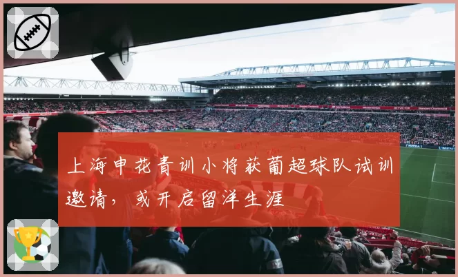 上海申花青训小将获葡超球队试训邀请,或开启留洋生涯